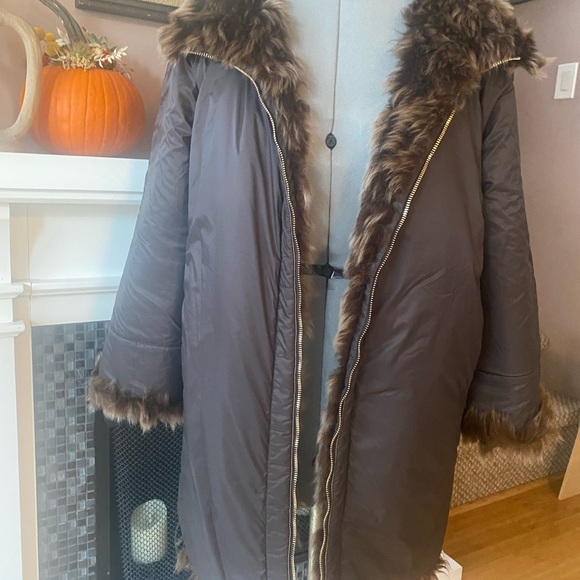 Reversible fur coat - Picture 4 of 8